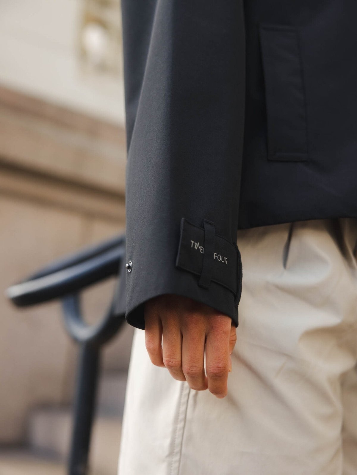 Twentyfour Mode Trench Jakke Sort