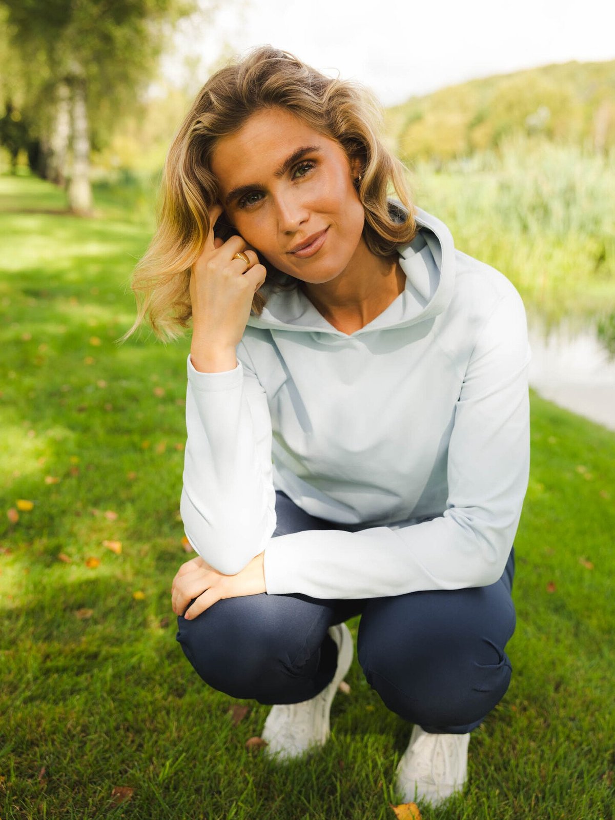 Twentyfour Venture Light Hoodie Blå