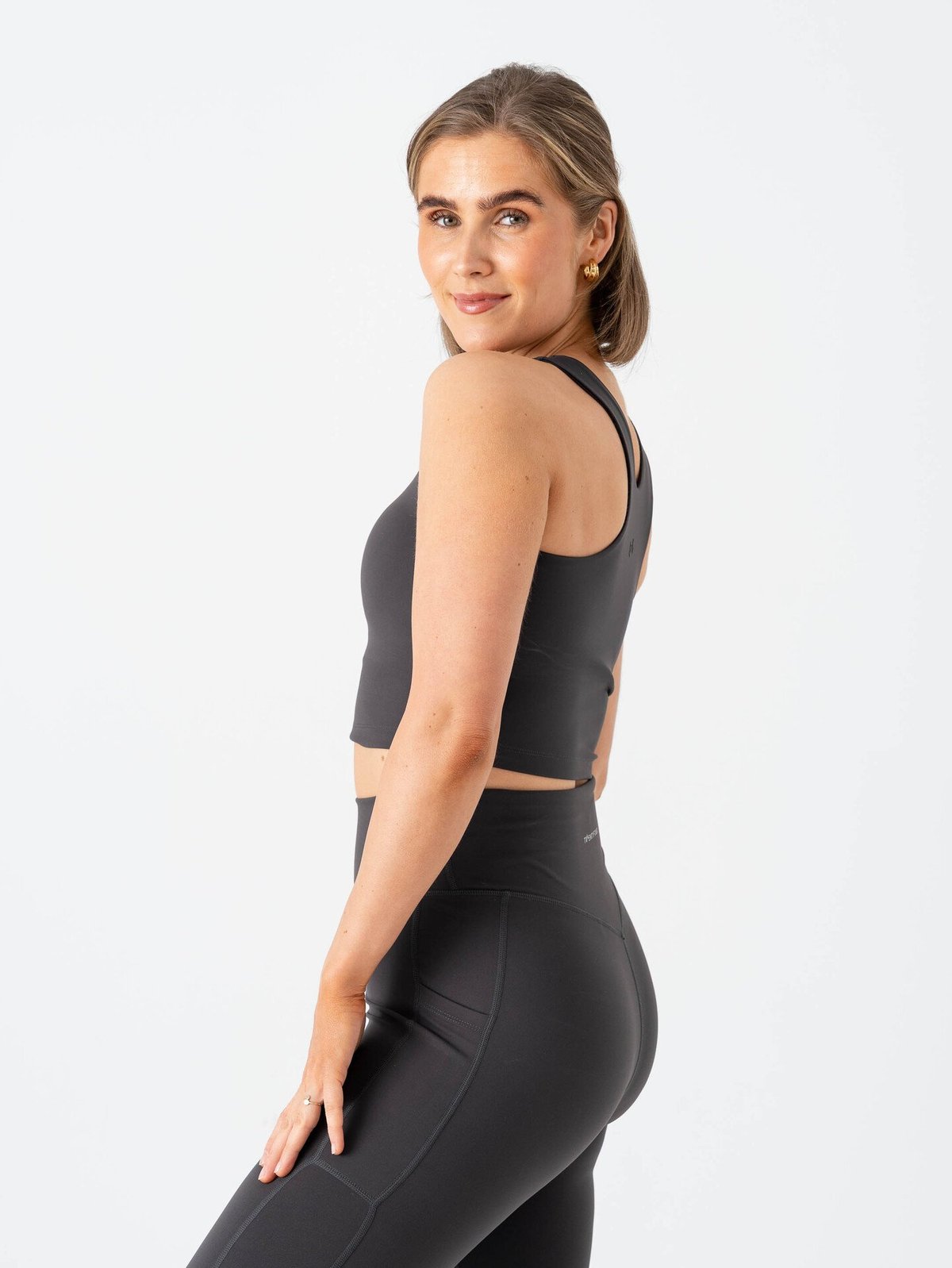 Twentyfour Nina Crop Tanktop Skyggesort