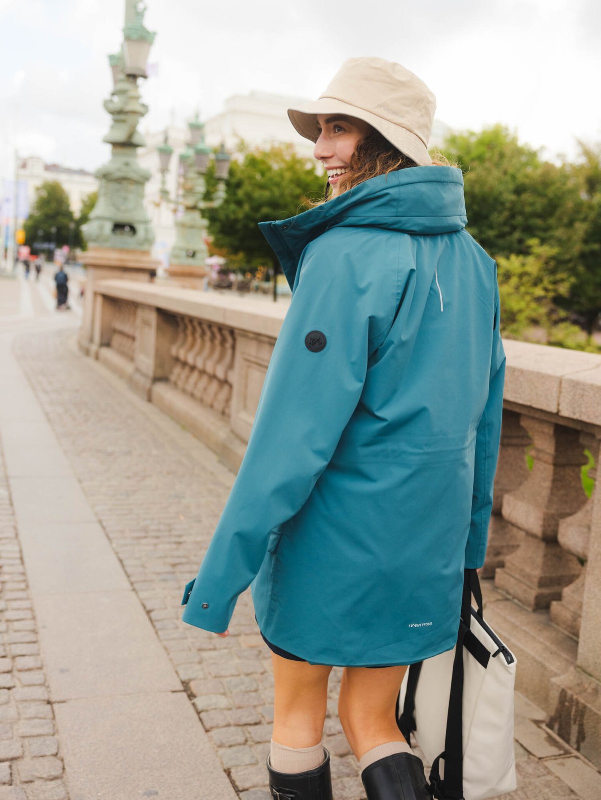 Twentyfour Mode 2-Lags Skalljakke Blågrønn