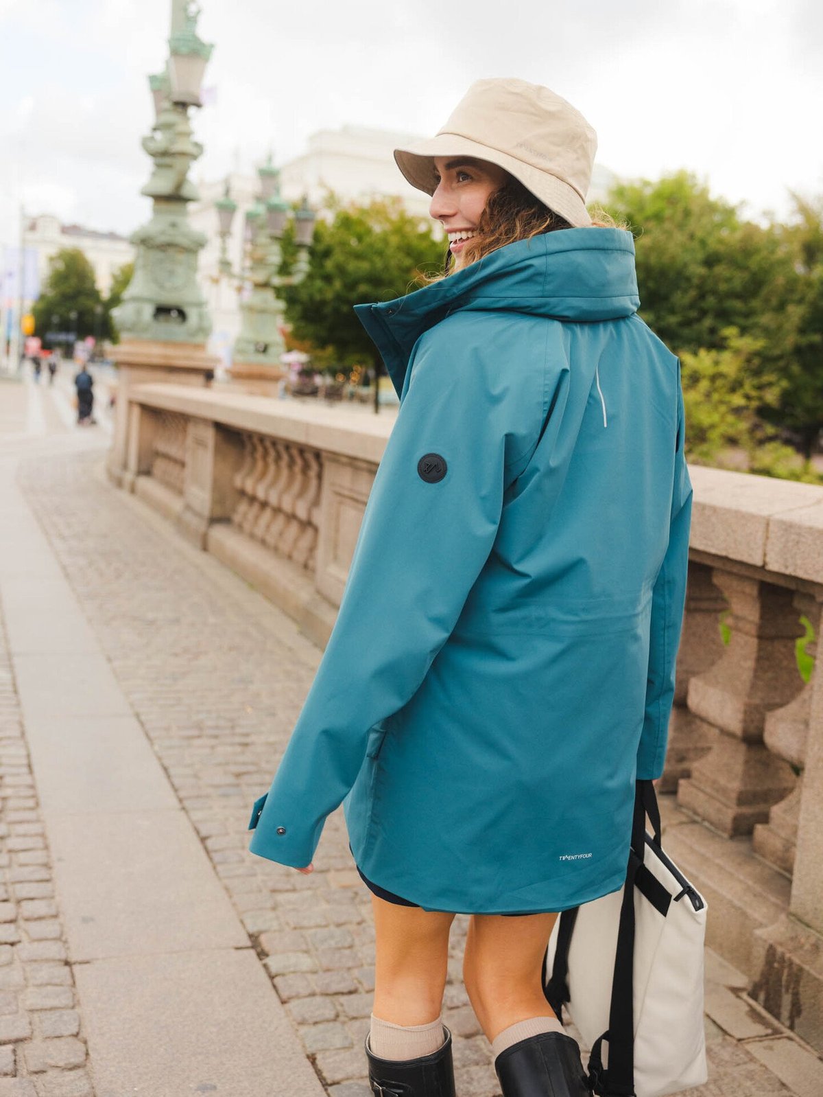 Twentyfour Mode 2-Lags Skalljakke Blågrønn