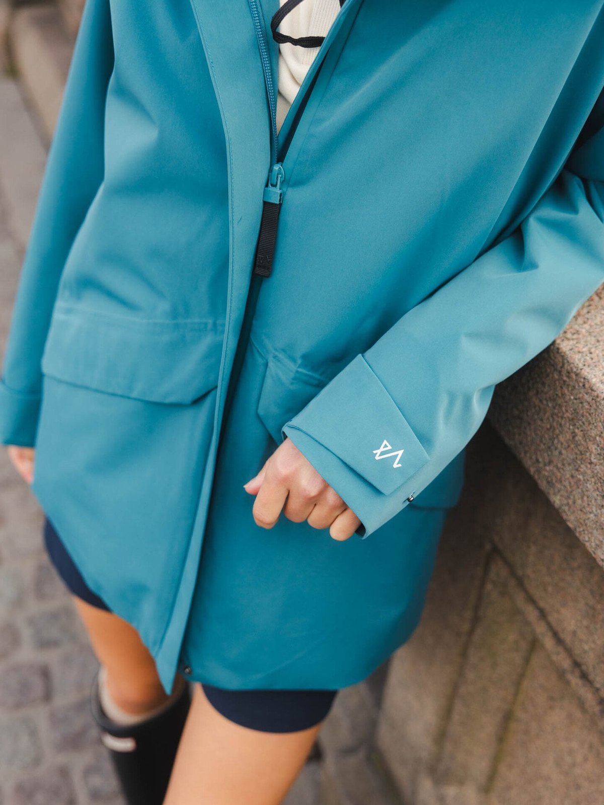 Twentyfour Mode 2-Lags Skalljakke Blågrønn