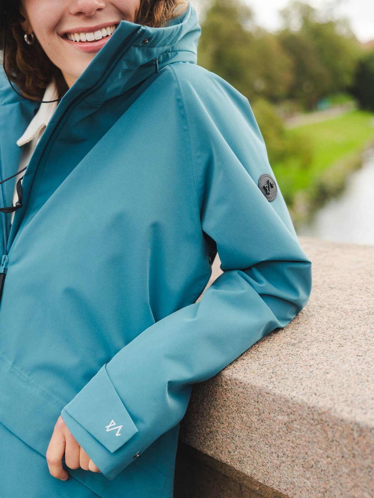 Twentyfour Mode 2-Lags Skalljakke Blågrønn