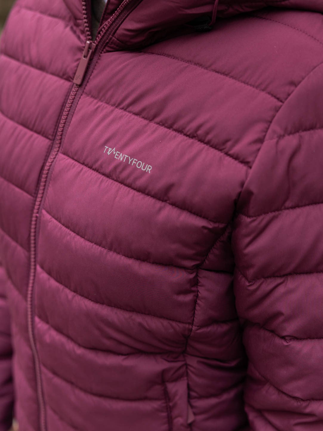 Twentyfour Mode CloMax Light Jacket Mørk burgunder
