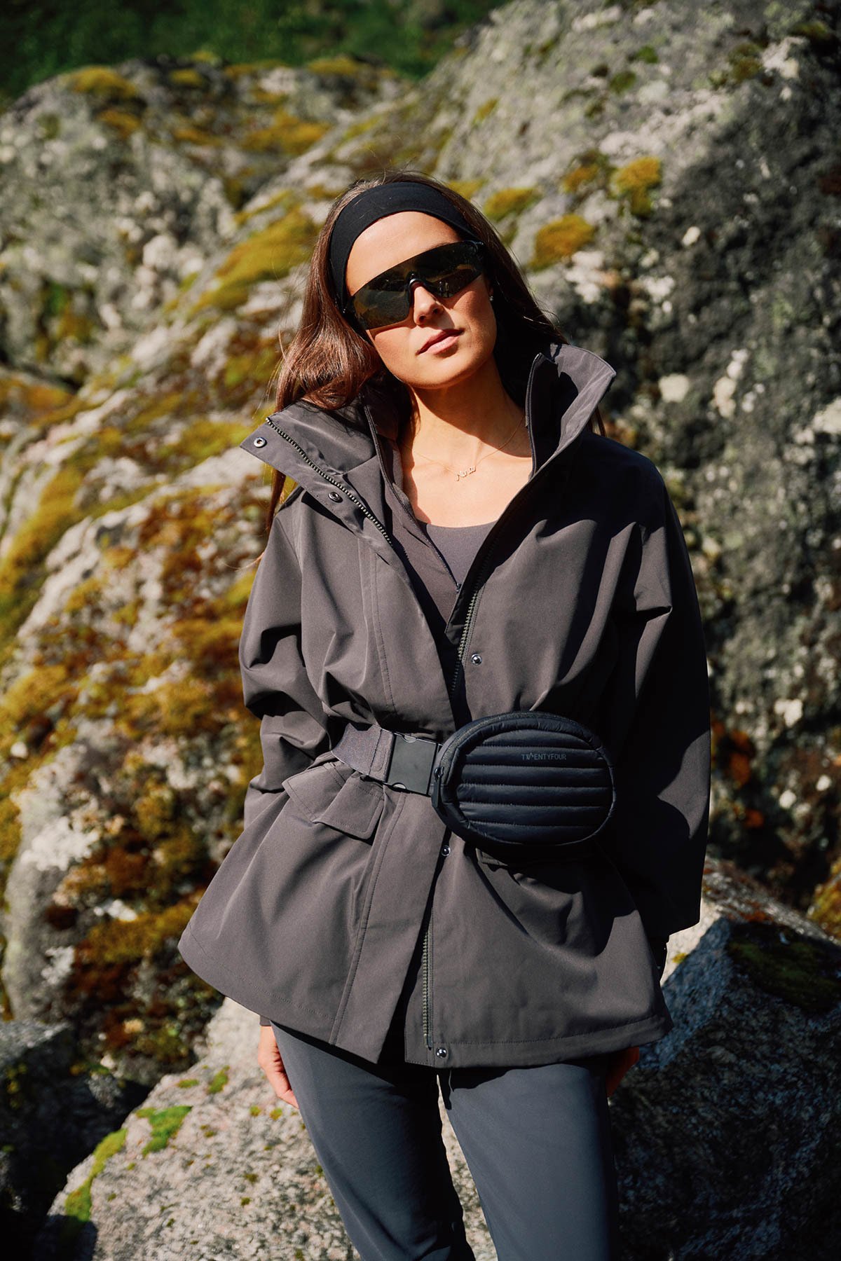 Twentyfour Nina Skalljakke Skyggesort