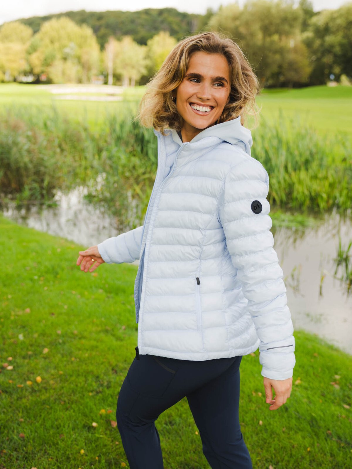 Twentyfour Nina CloMax Jakke Isblå