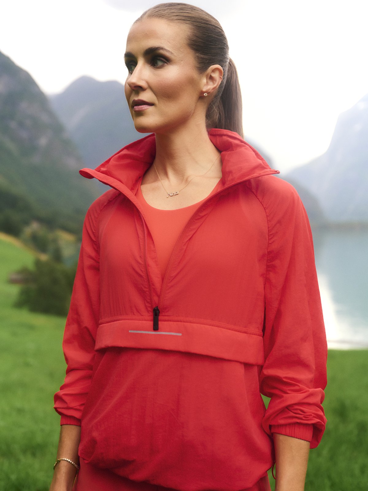 Twentyfour Nina Vind Anorakk Klar Rød