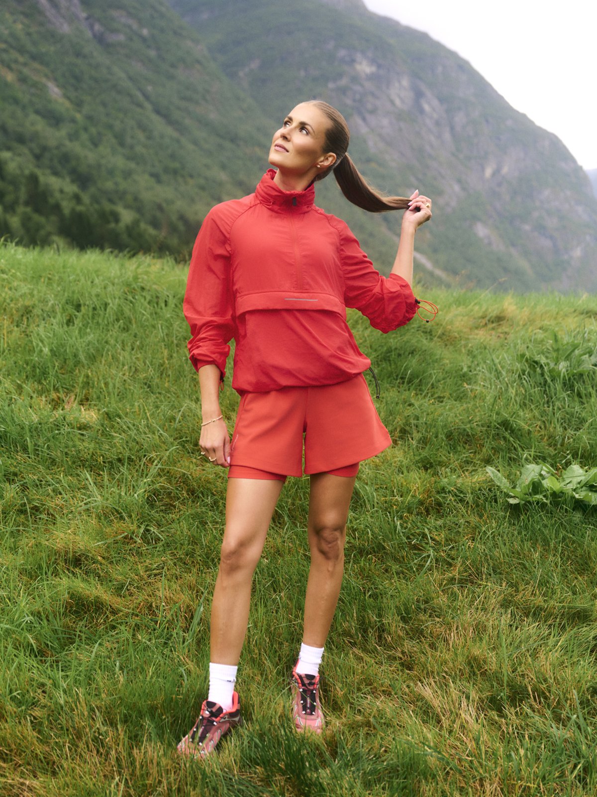 Twentyfour Nina Vind Anorakk Klar Rød