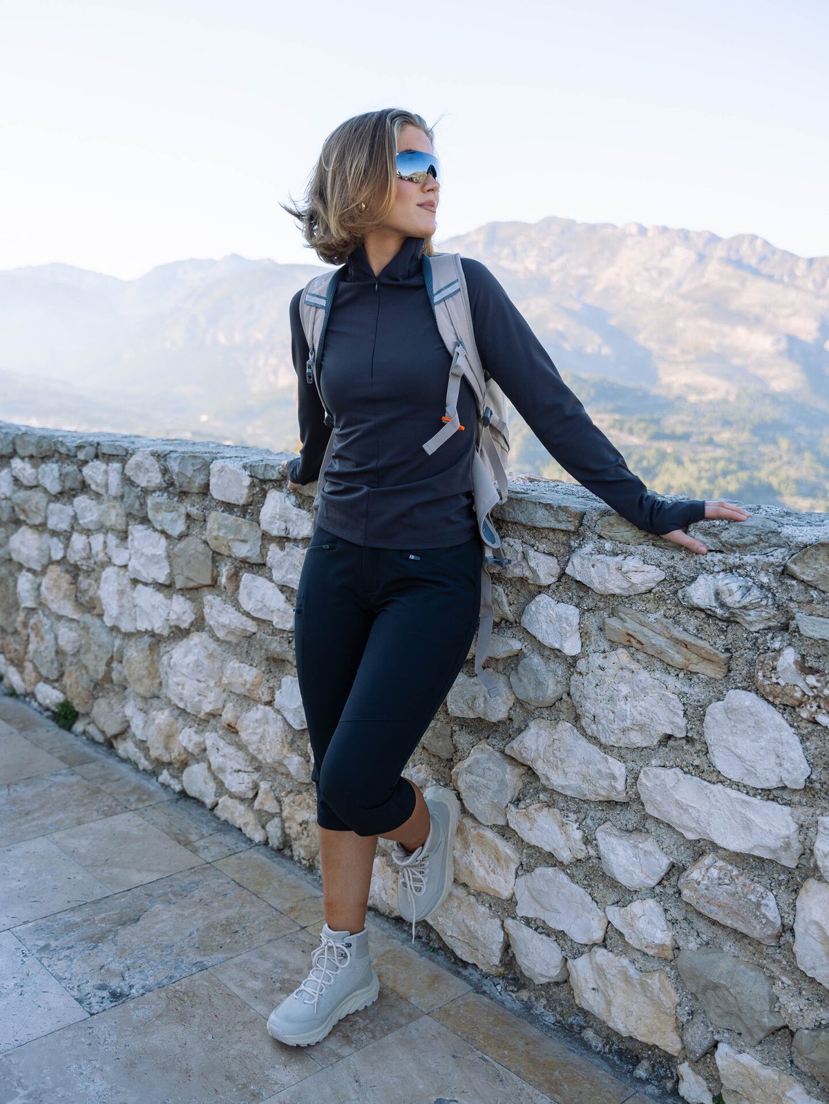 Twentyfour Nina Zip Fleece Skyggesort