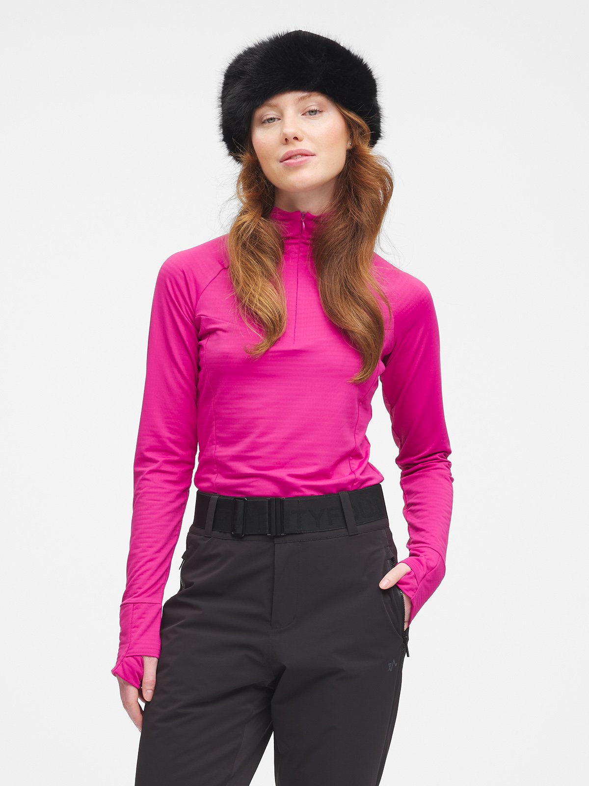 Twentyfour Aurora Air Half Zip Fuksia