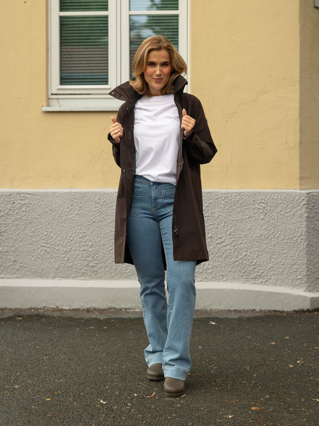 Twentyfour Mode Skallkåpe Mørk brun