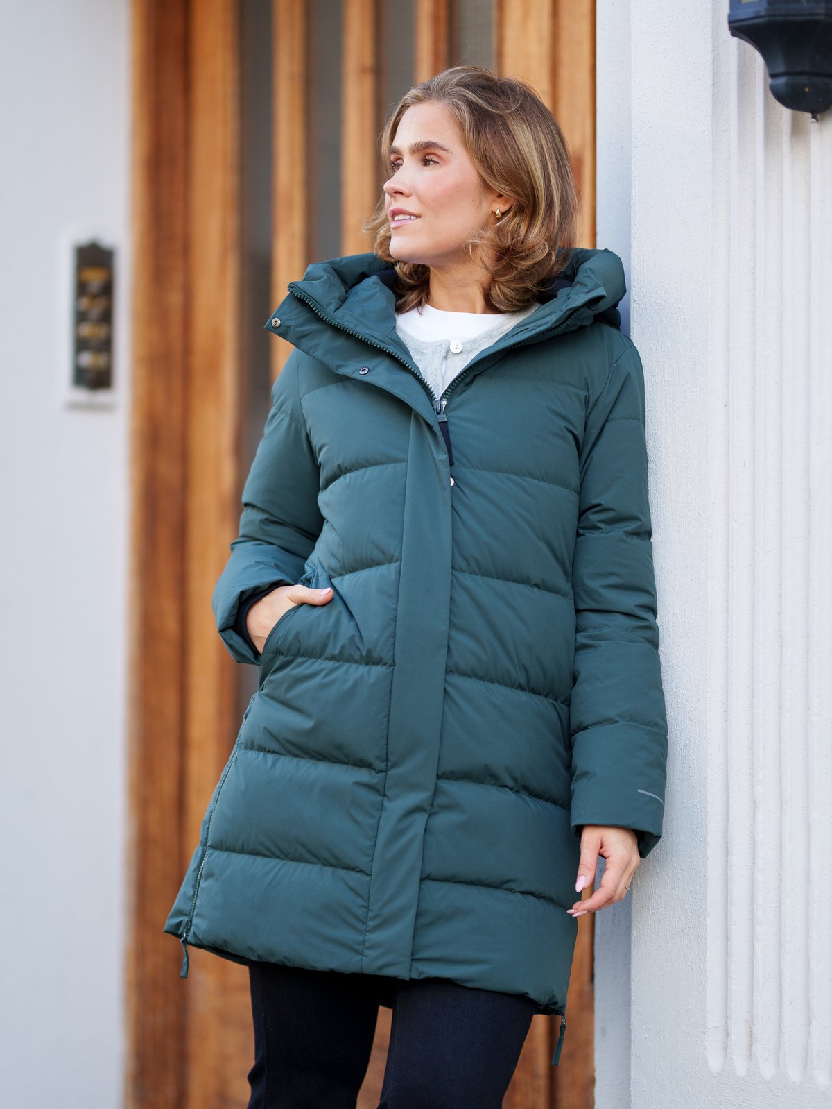Twentyfour Mode Caya Dunparkas Dyp Grønn