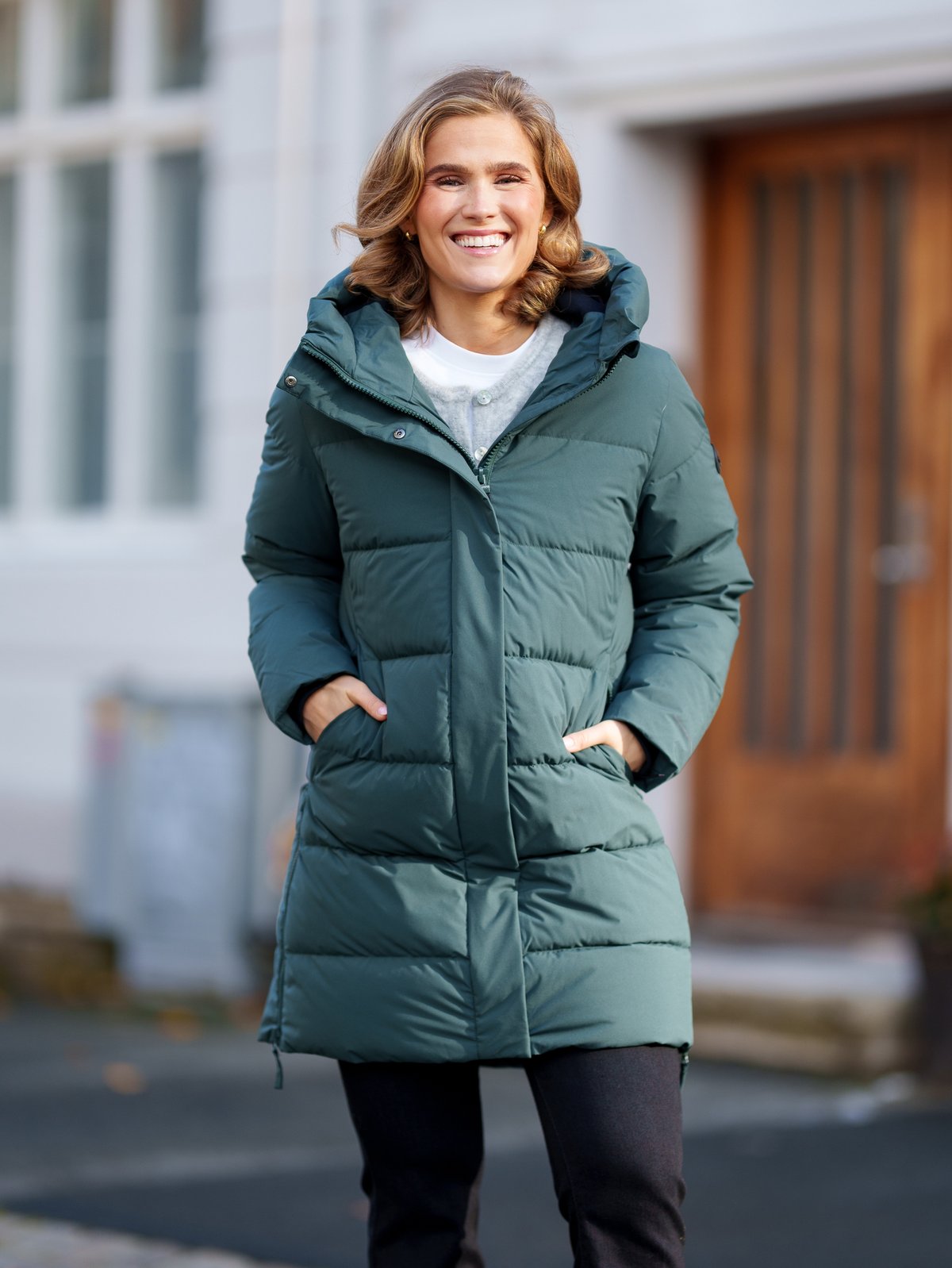 Twentyfour Mode Caya Dunparkas Dyp Grønn