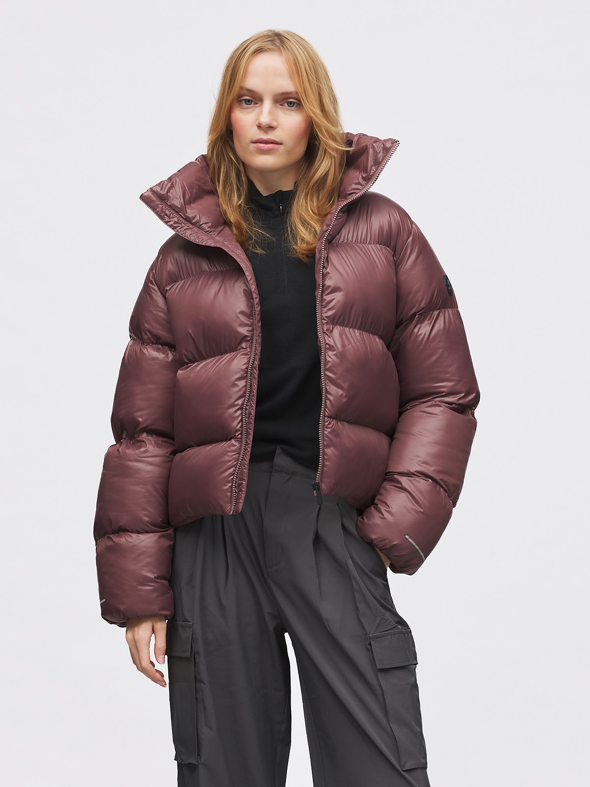 Twentyfour Mode Ava Puffy Jakke Kakao