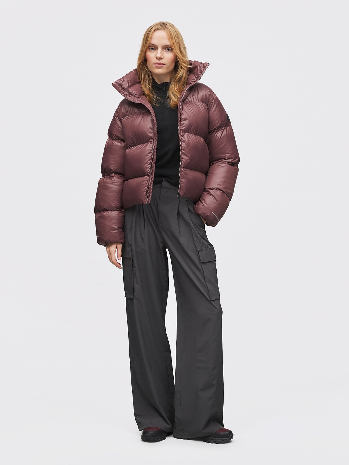 Twentyfour Mode Ava Puffy Jakke Kakao
