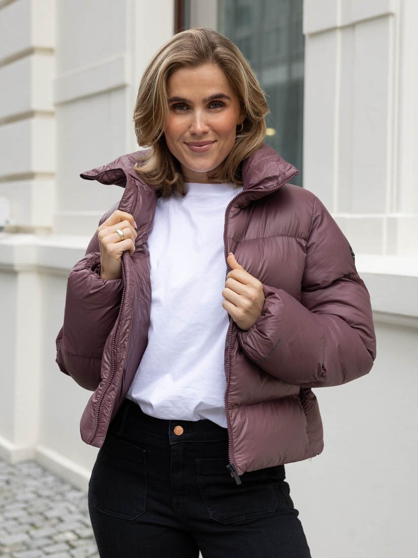 Twentyfour Mode Ava Puffy Jakke Kakao