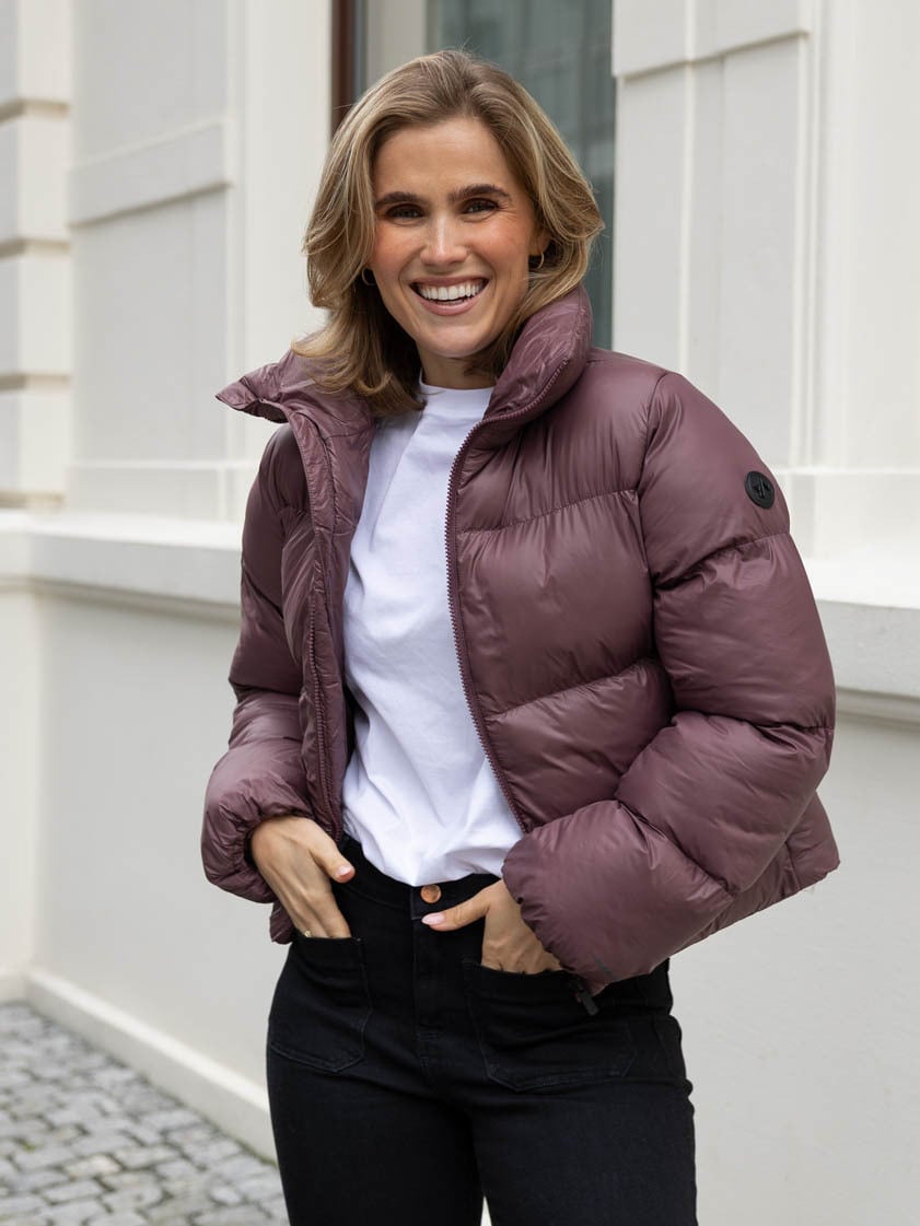 Twentyfour Mode Ava Puffy Jakke Kakao