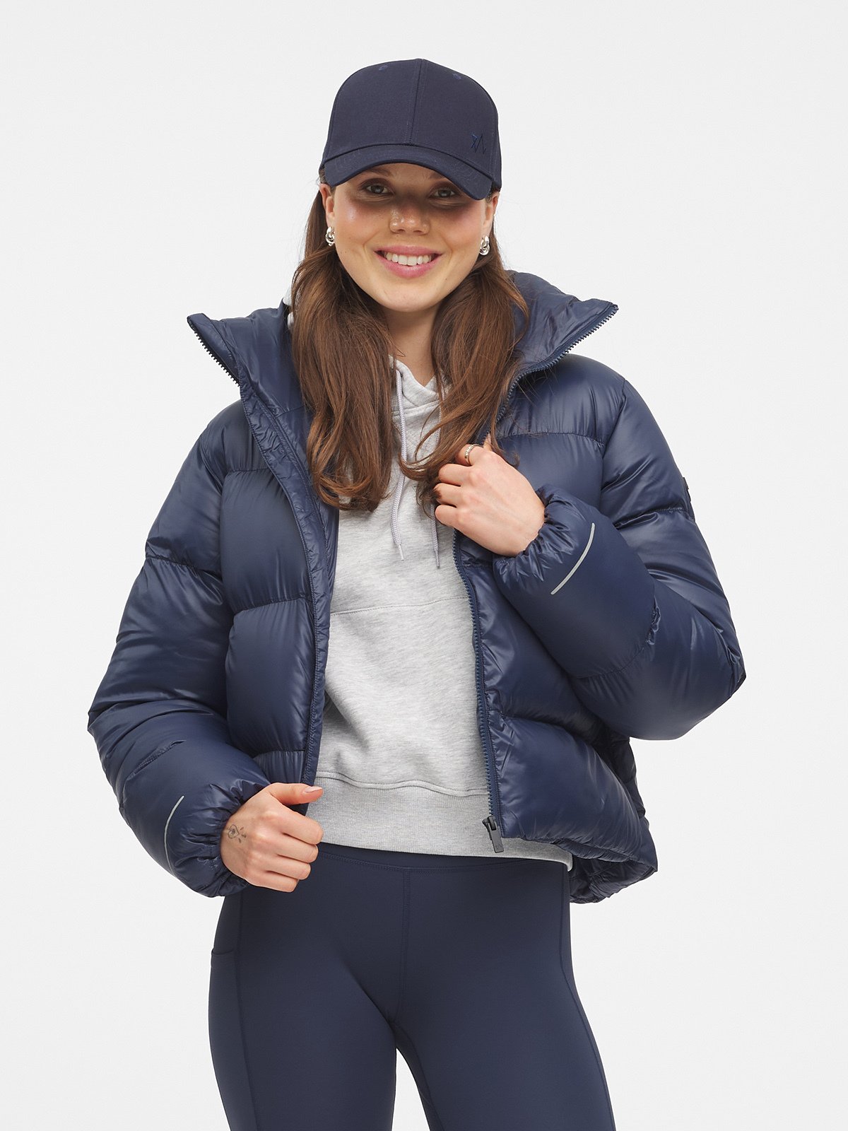 Twentyfour Mode Ava Puffy Jakke Marine