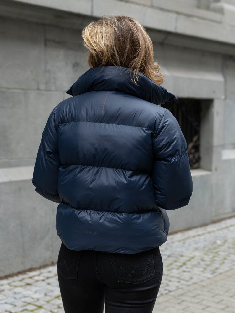 Twentyfour Mode Ava Puffy Jakke Marine