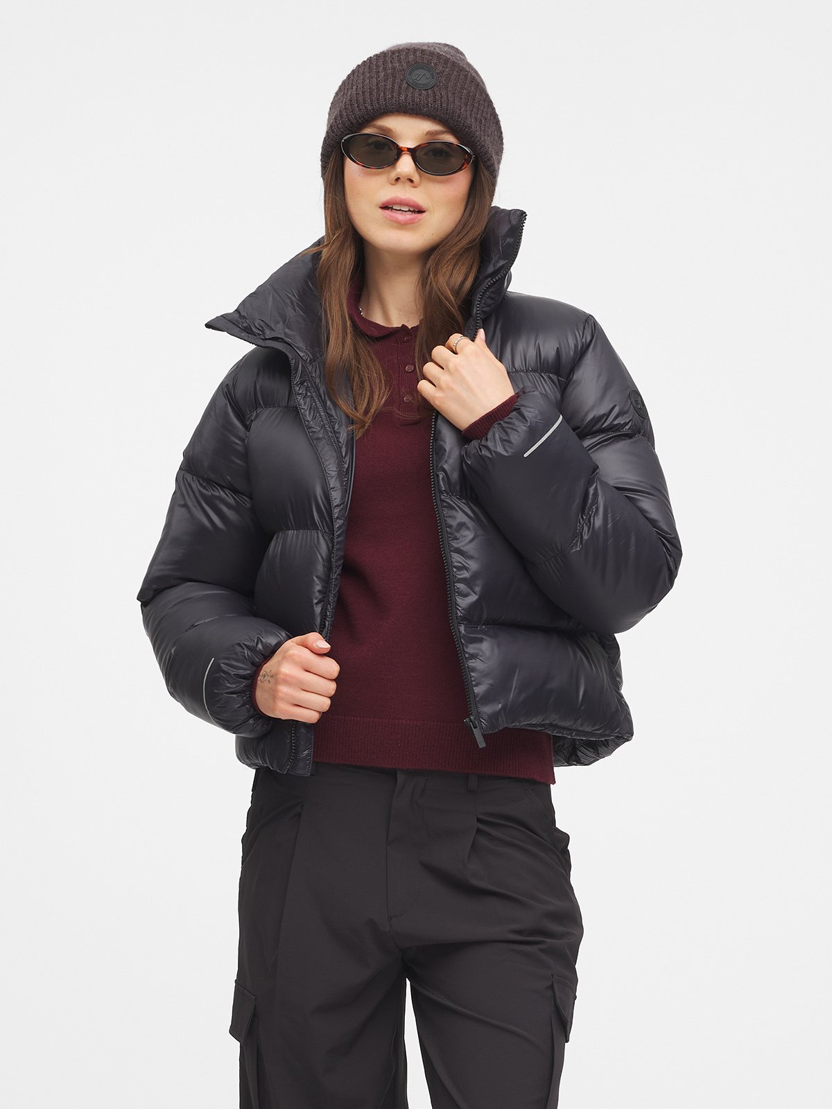 Twentyfour Mode Ava Puffy Jakke Sort