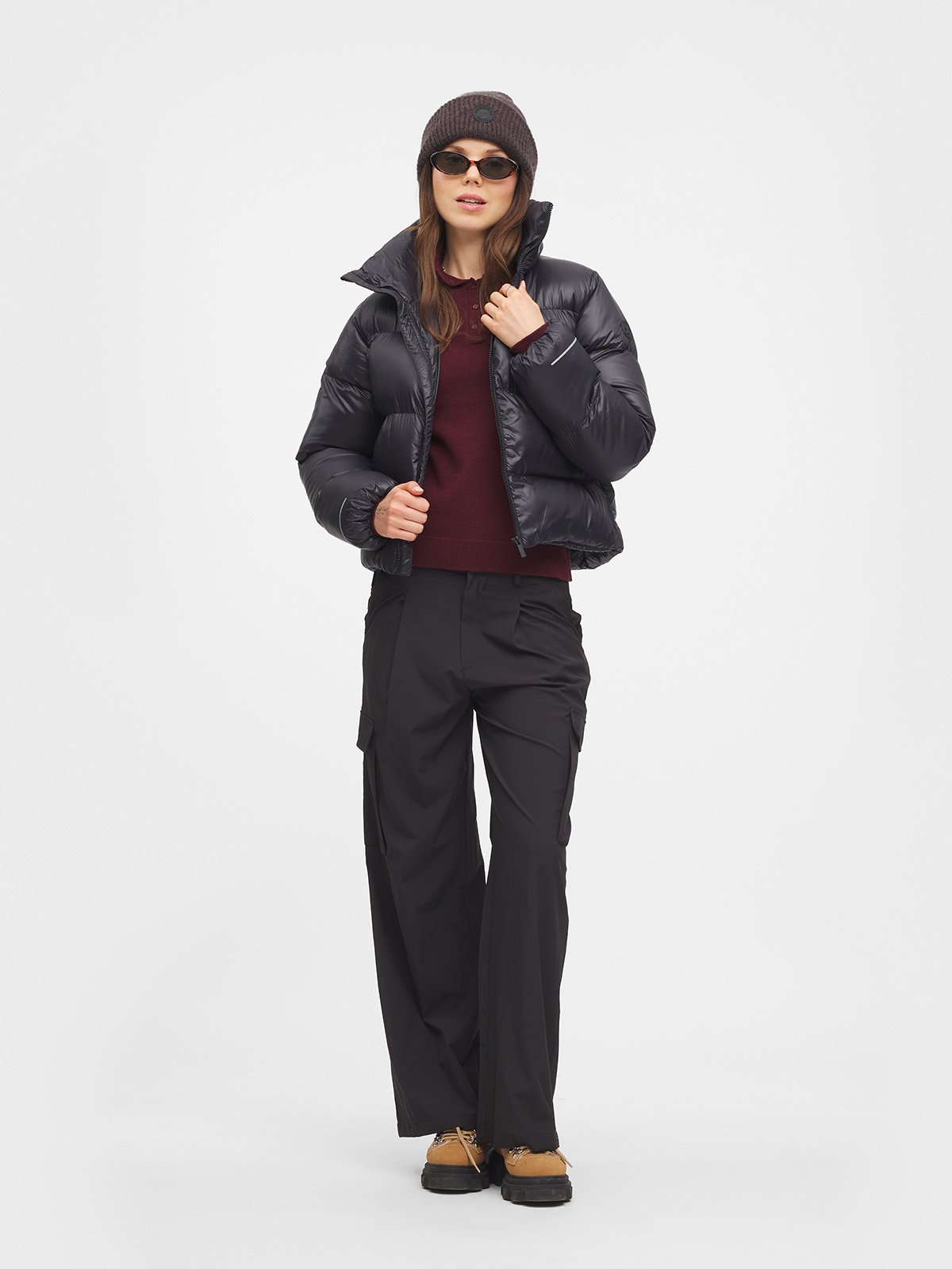 Twentyfour Mode Ava Puffy Jakke Sort