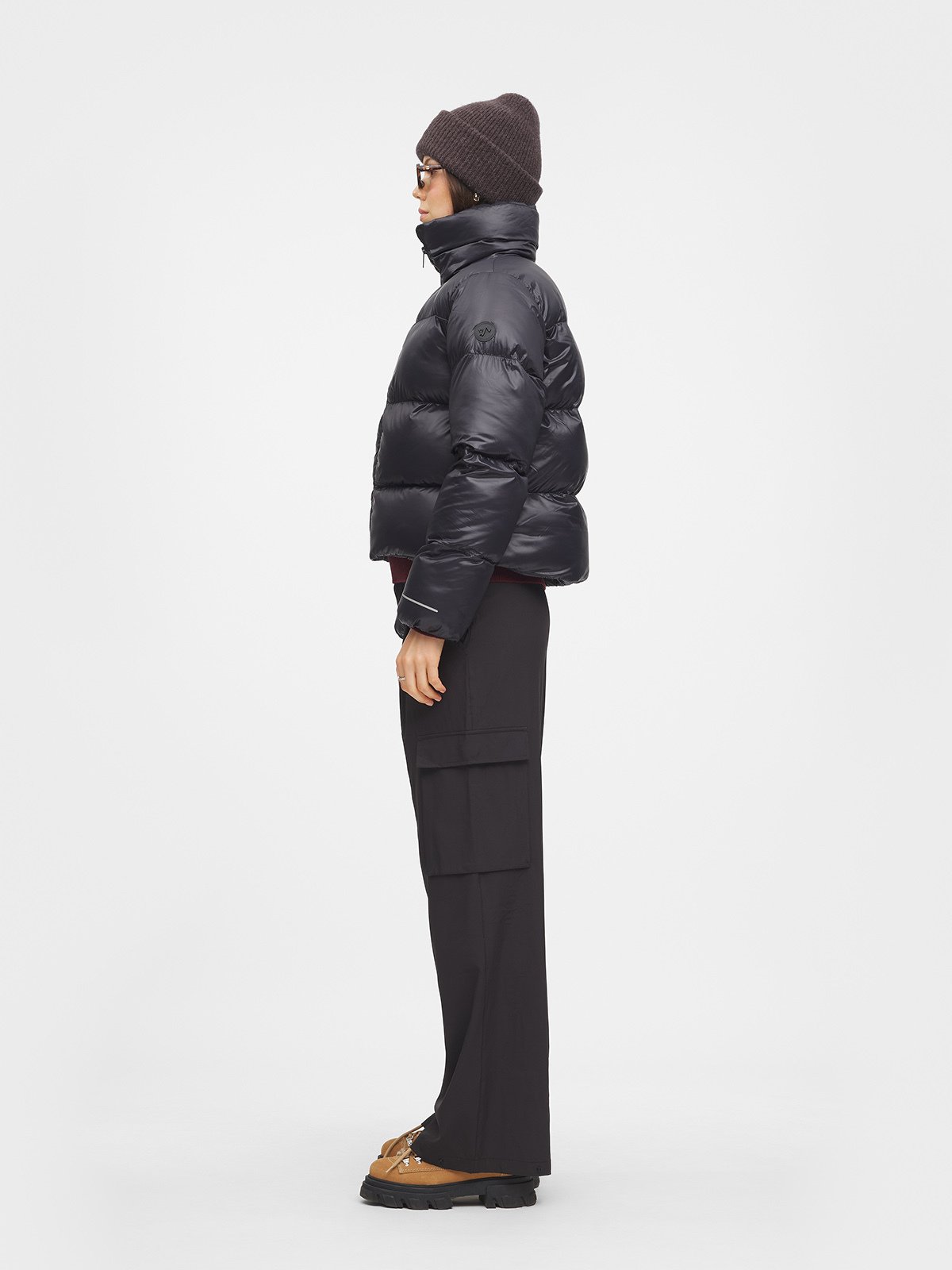 Twentyfour Mode Ava Puffy Jakke Sort