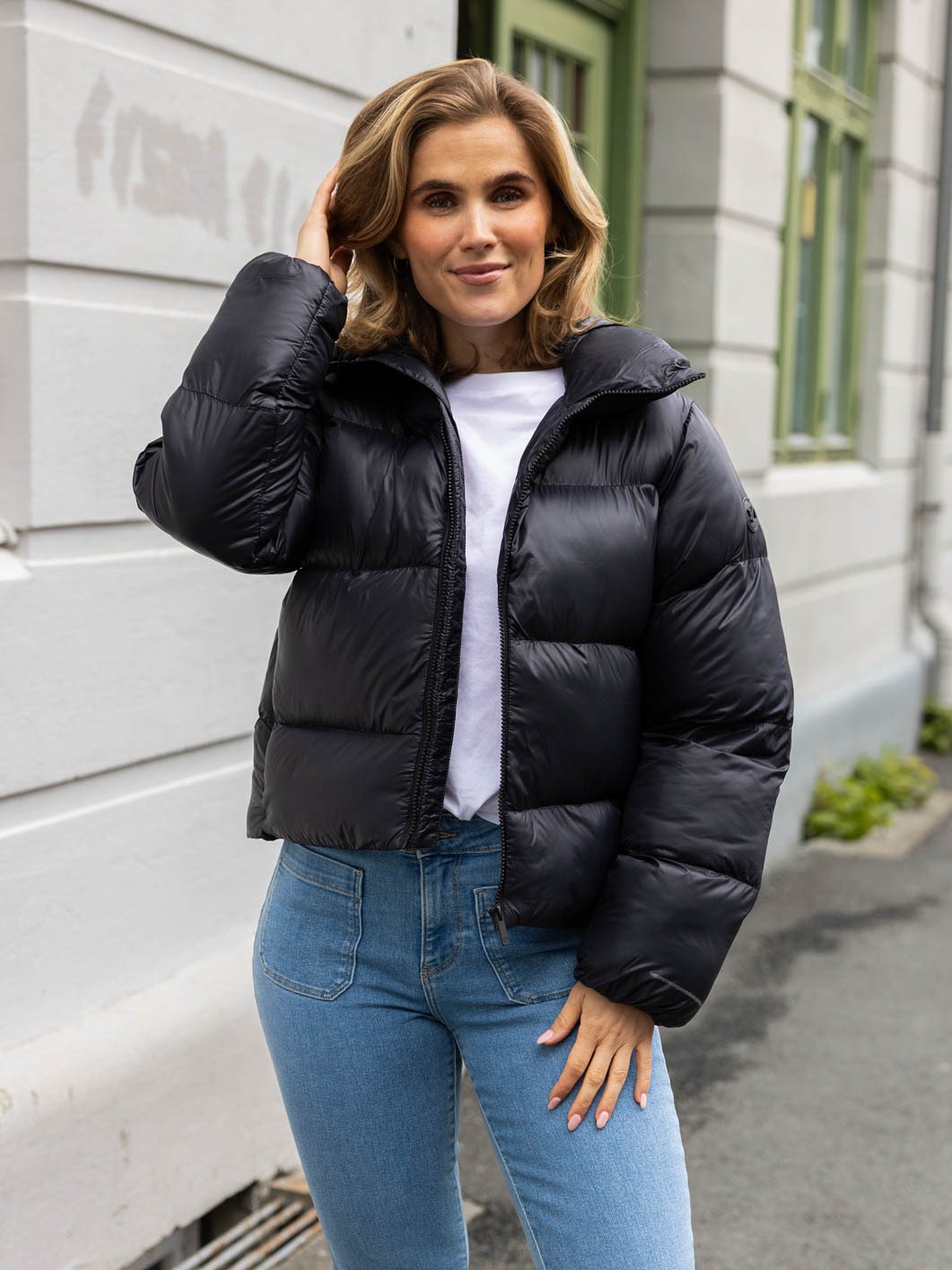 Twentyfour Mode Ava Puffy Jakke Sort