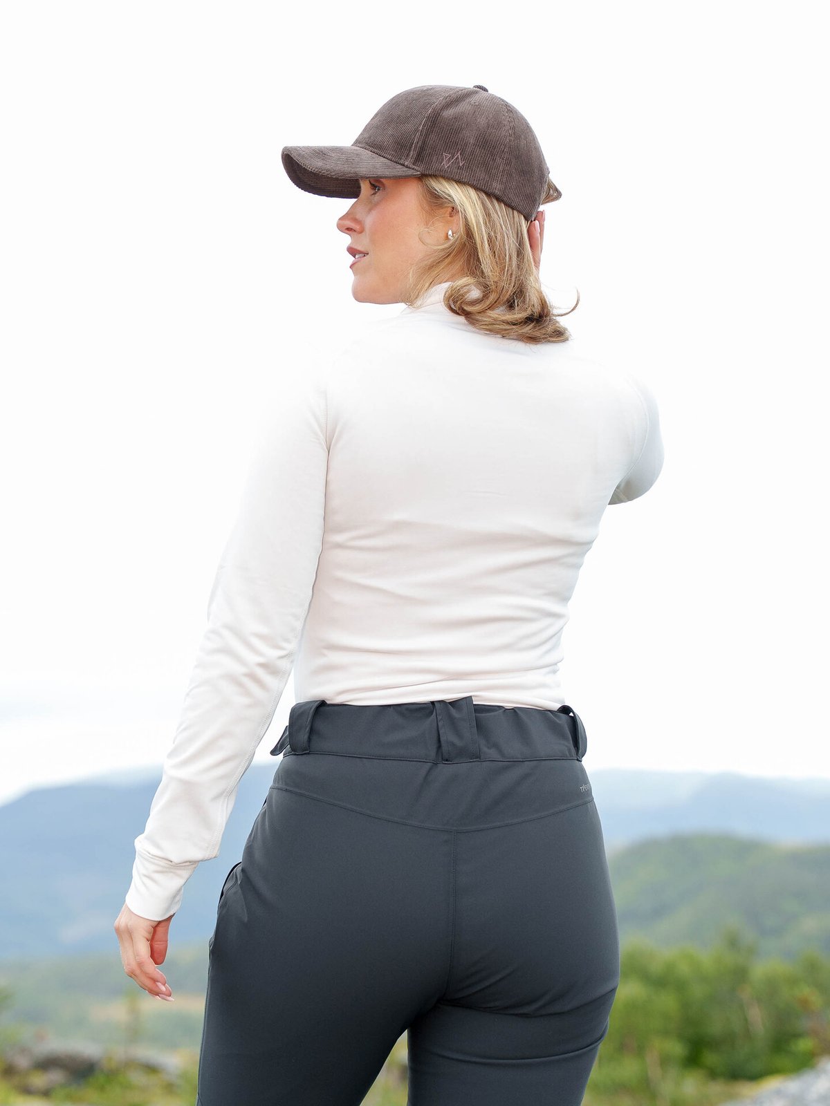 Twentyfour Aurora Baselayer Half Zip Hvit