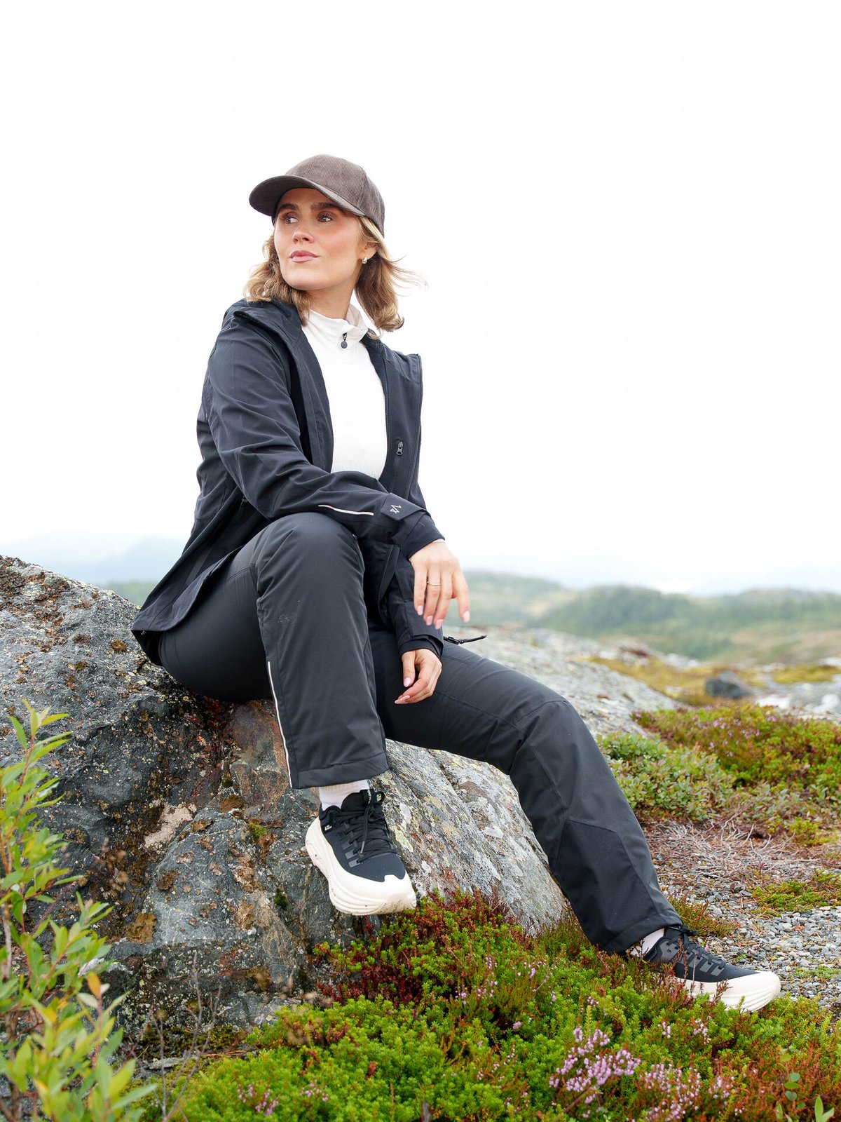 Twentyfour Aurora Baselayer Half Zip Hvit