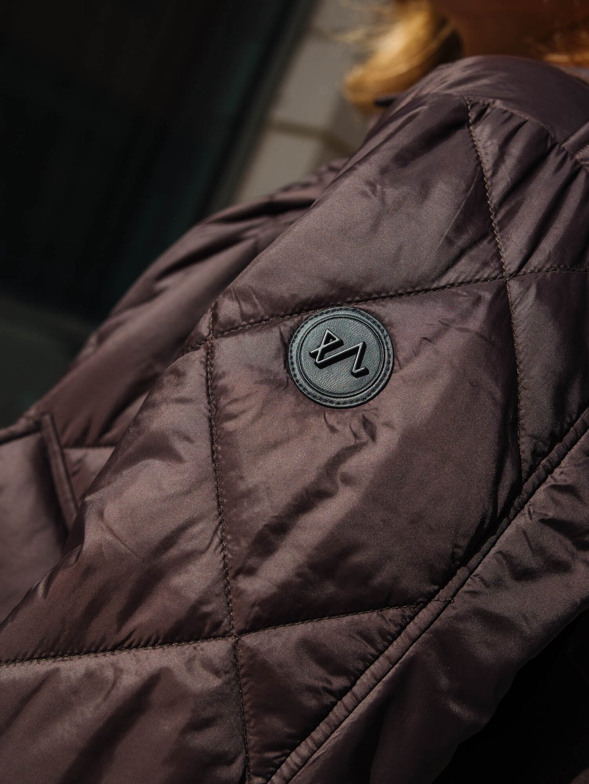 Twentyfour Mode Nora Quilted Jakke Mørk Brun