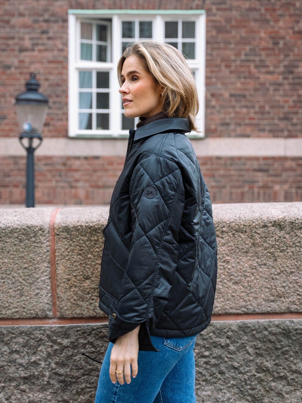 Twentyfour Mode Nora Quilted Jakke Sort