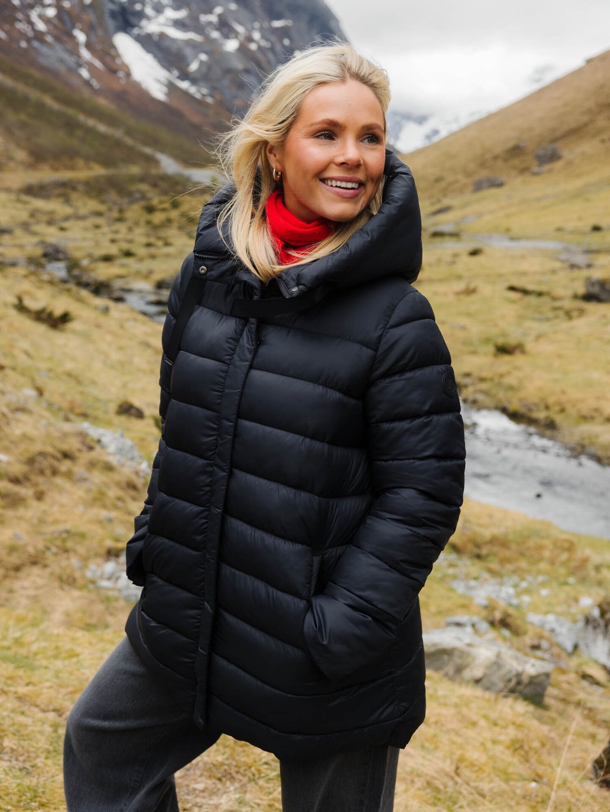 Twentyfour Mode Jane Clomax Jakke Sort
