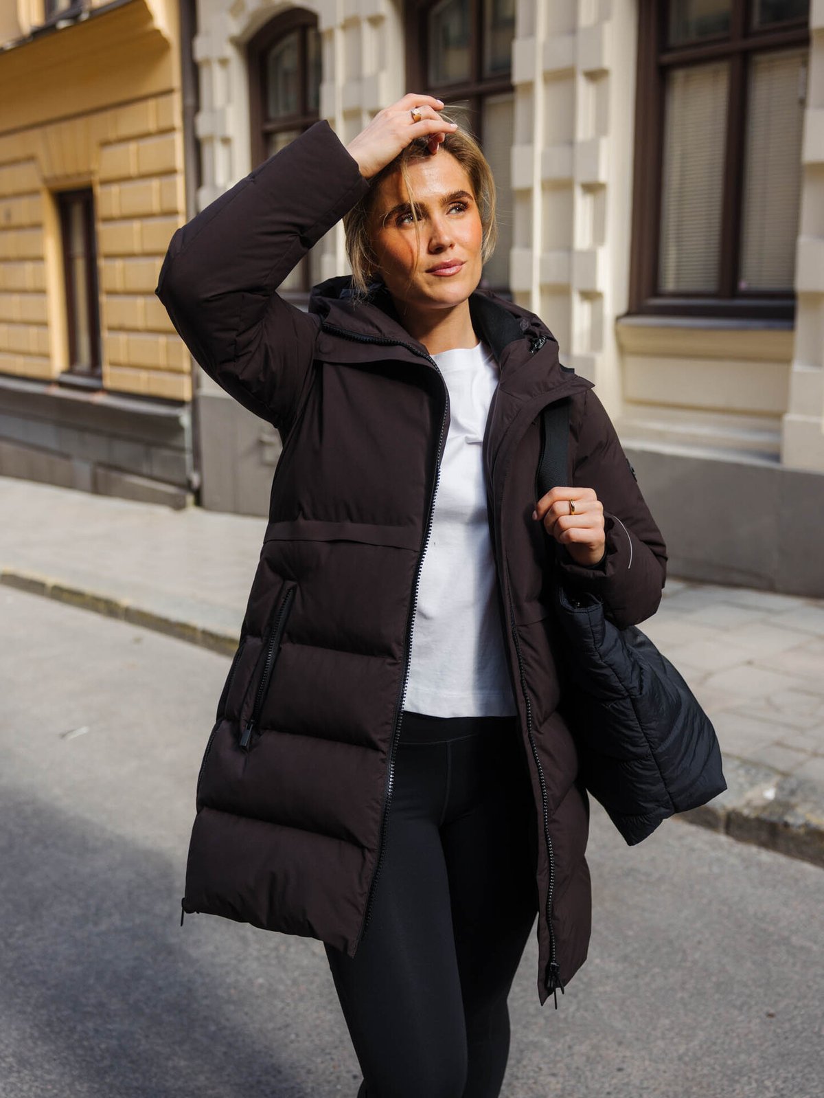 Twentyfour Mode Naia Down Parka Mørk brun
