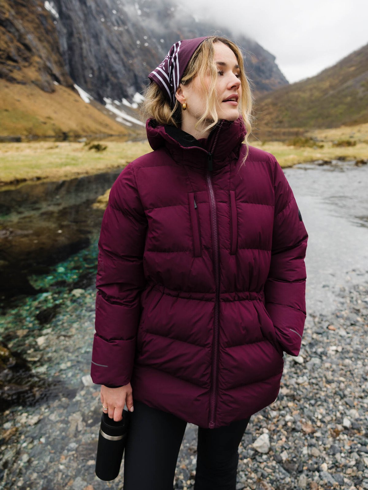 Twentyfour Aurora RS Clomax Jakke Mørk burgunder