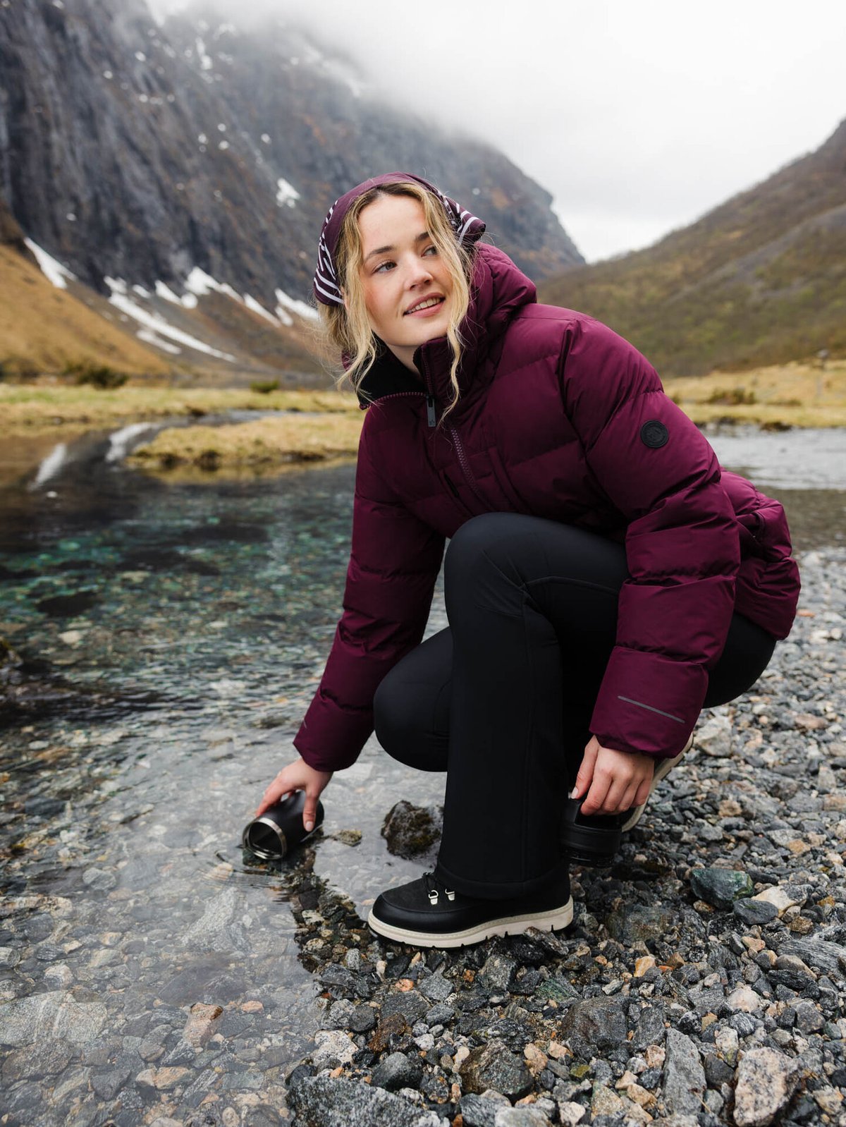 Twentyfour Aurora RS Clomax Jakke Mørk burgunder