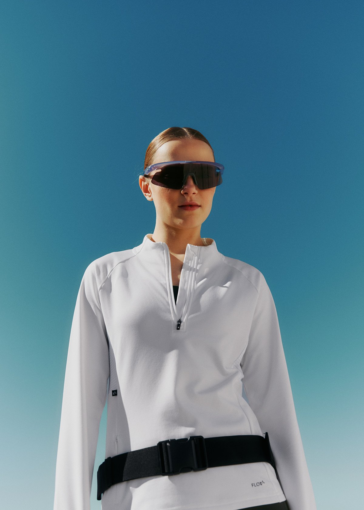 Twentyfour Flow Warm Half Zip Hvit