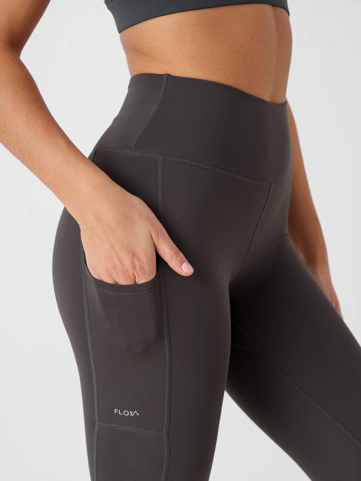 Twentyfour Flow Warm Tights Antrasitt