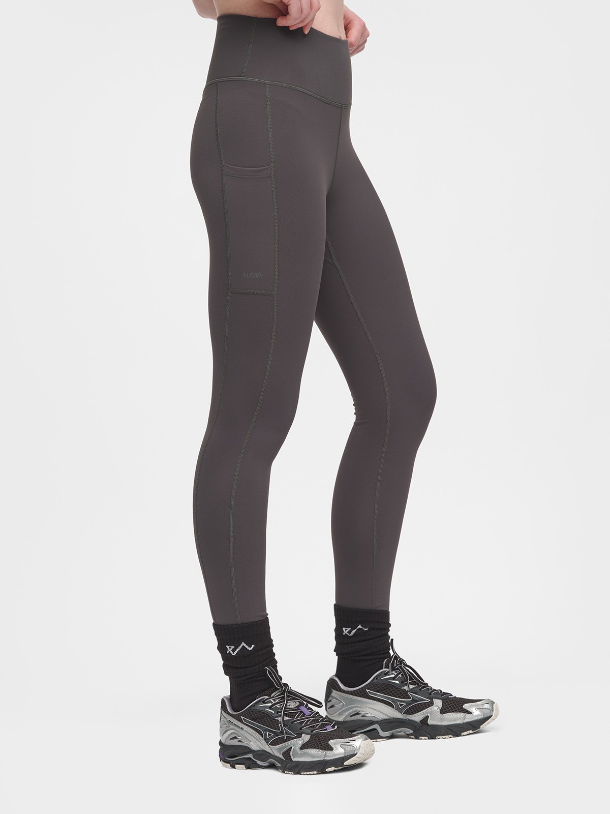 Twentyfour Flow Warm Tights Antrasitt
