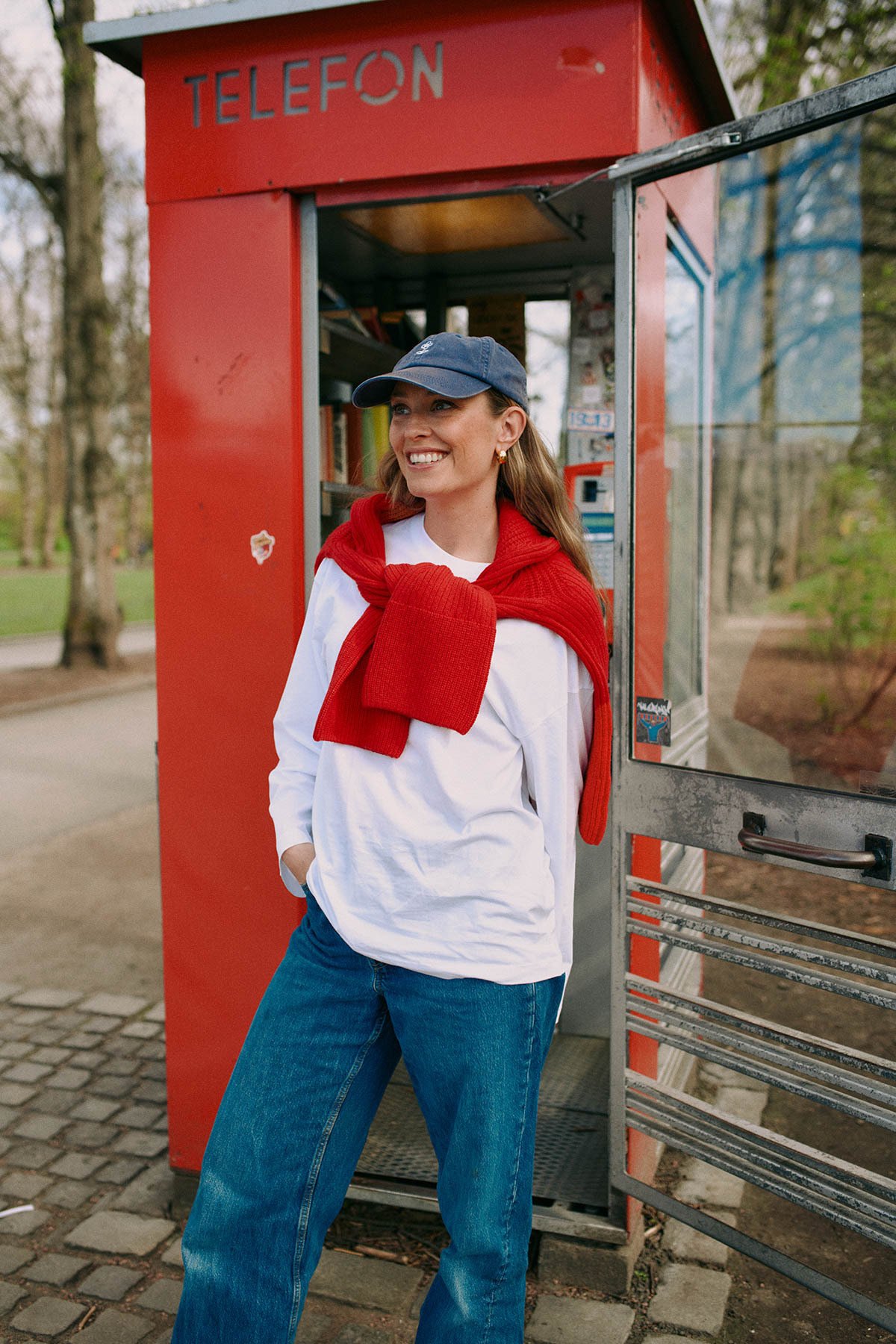 Twentyfour Marte Mode Cozy Strikk Klar rød