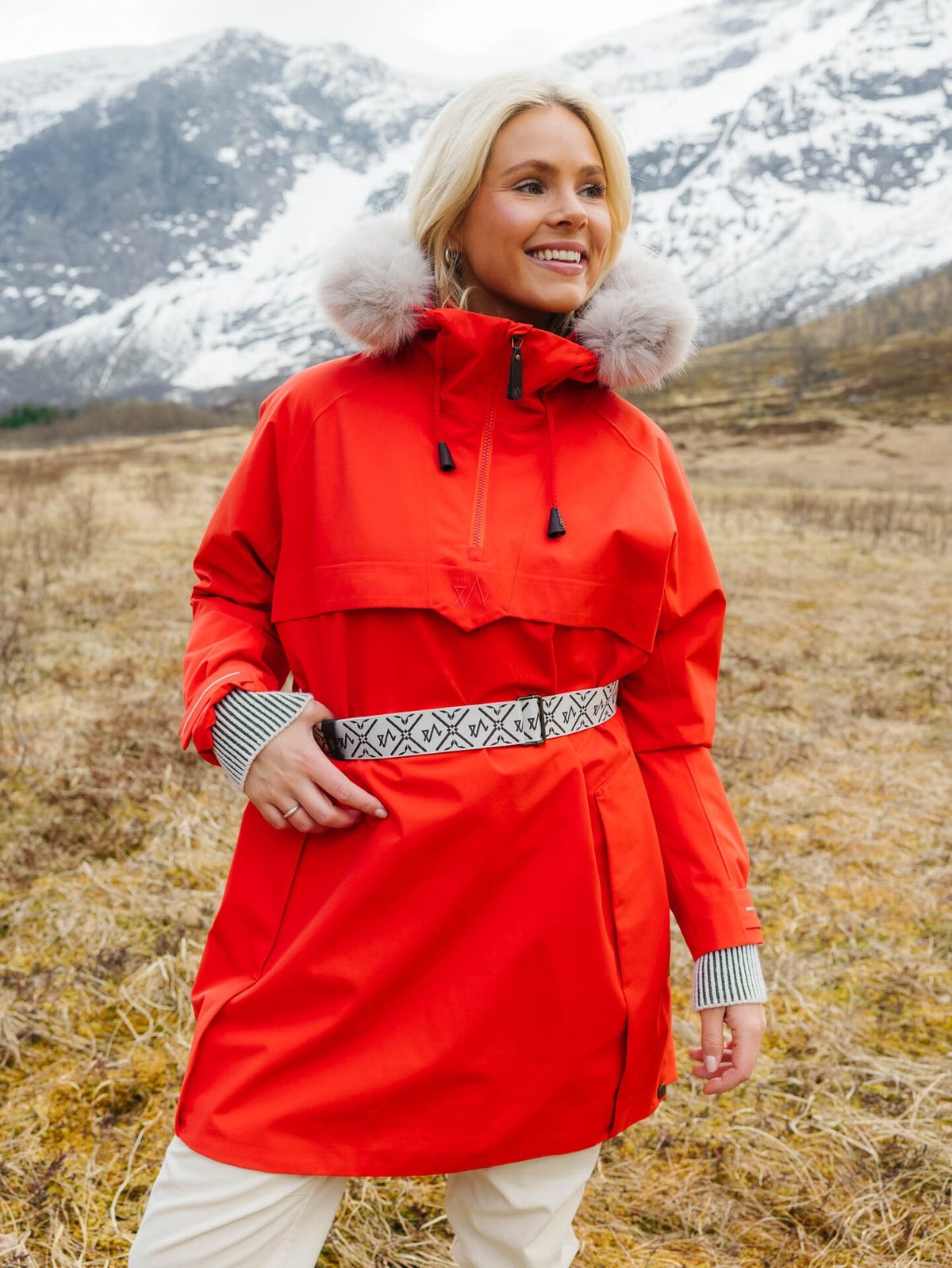 Twentyfour Legacy Saga Shell Anorak Klar rød