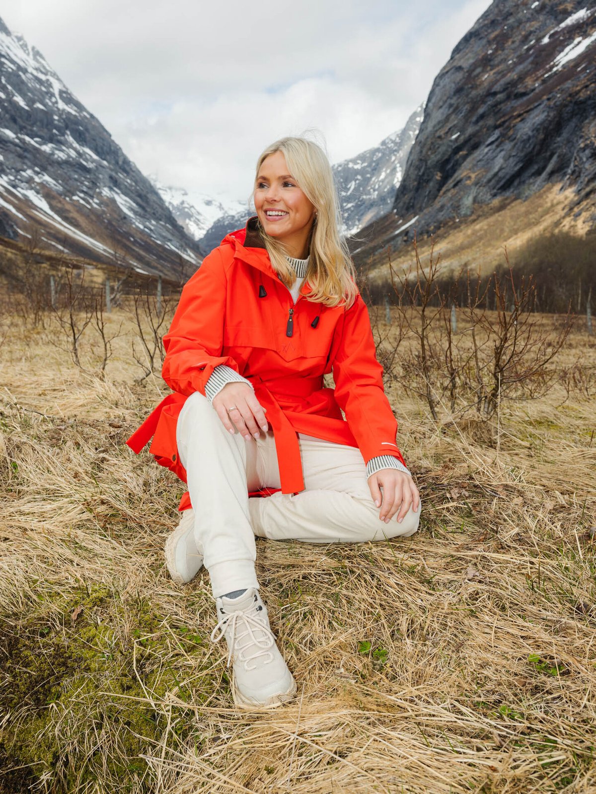Twentyfour Legacy Saga Shell Anorak Klar rød