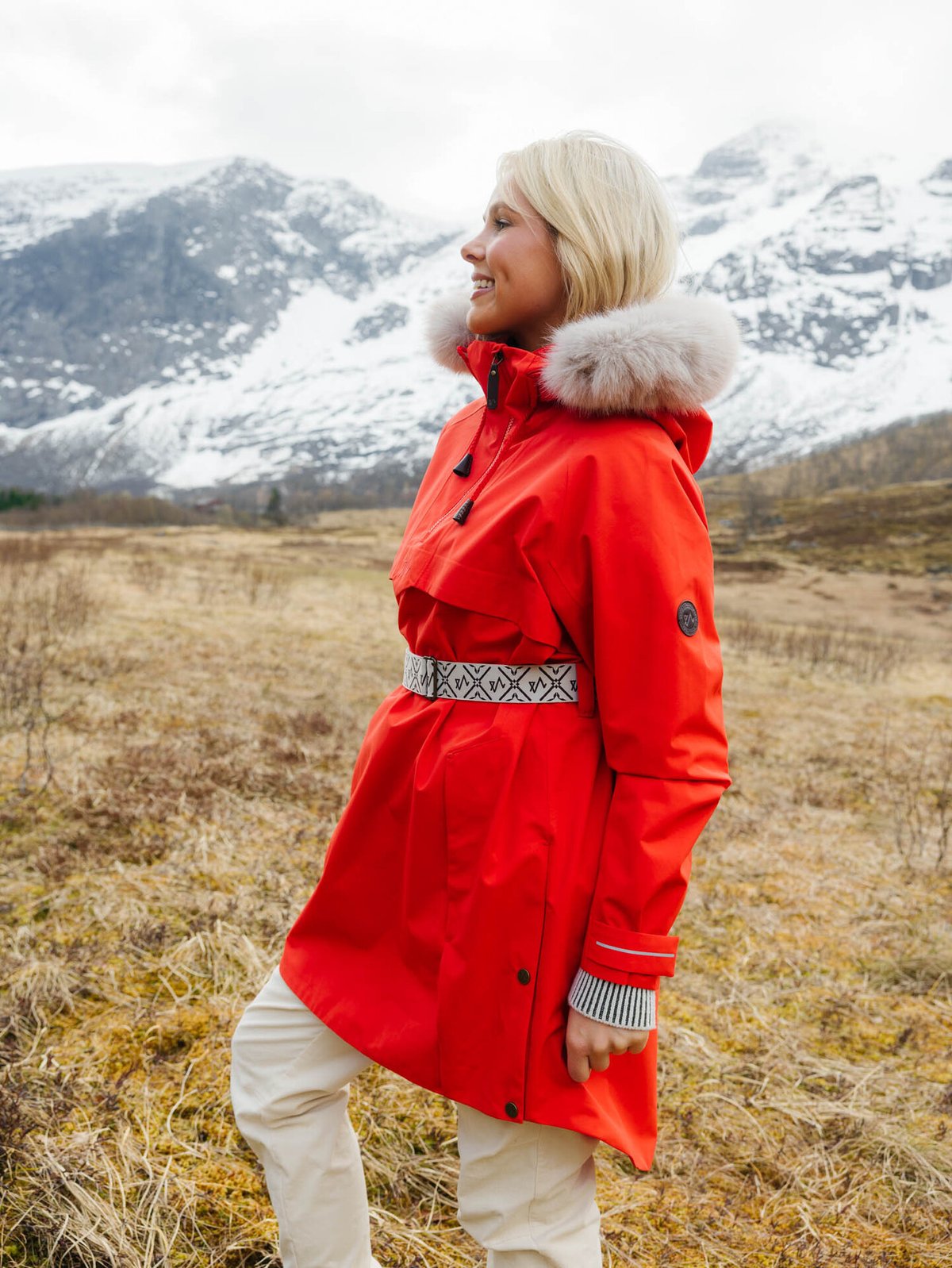 Twentyfour Legacy Saga Shell Anorak Klar rød