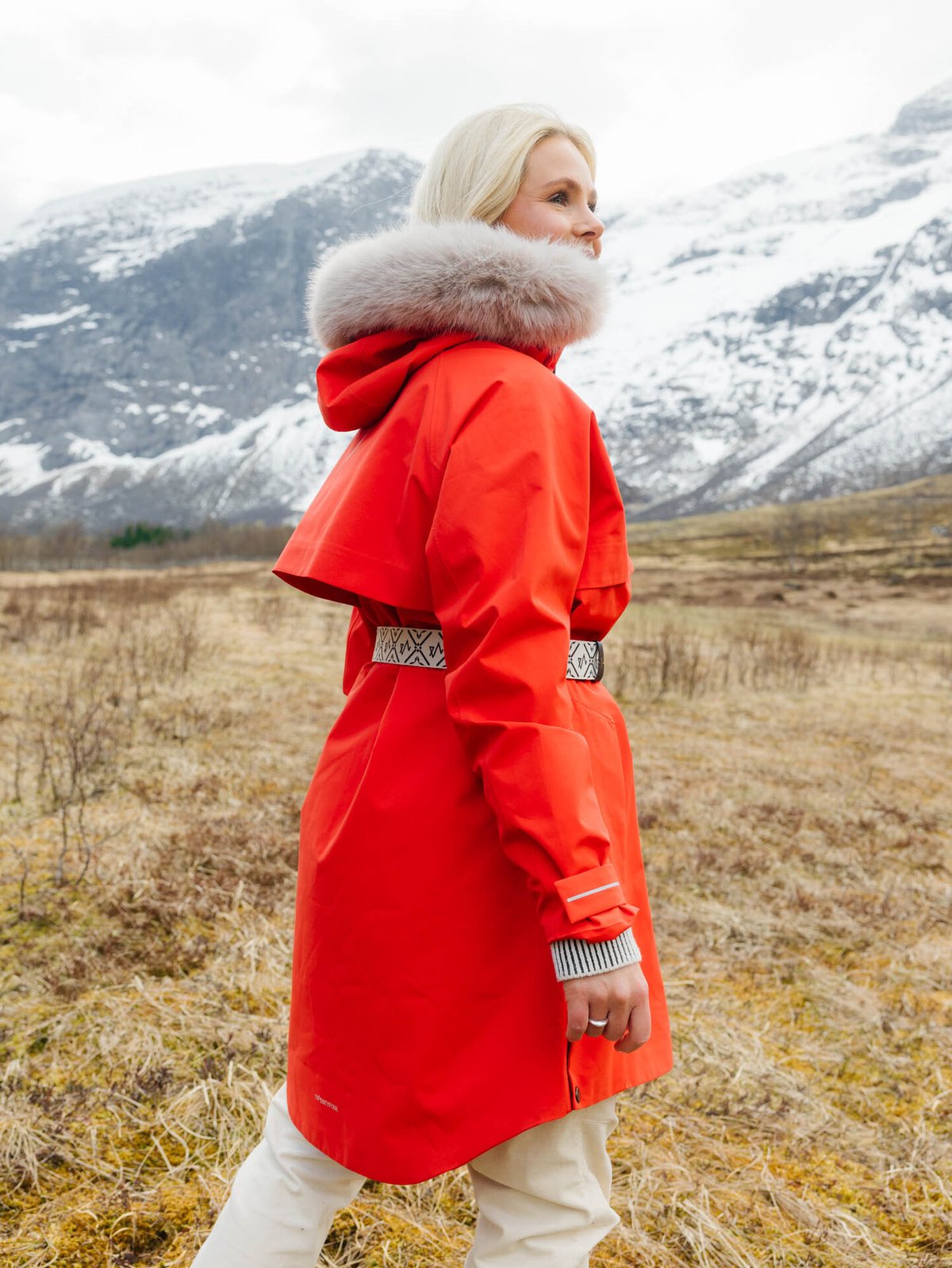 Twentyfour Legacy Saga Shell Anorak Klar rød