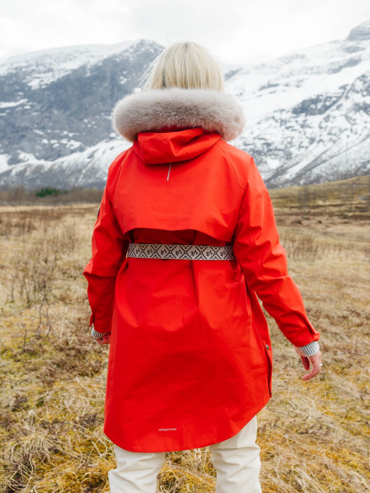 Twentyfour Legacy Saga Shell Anorak Klar rød