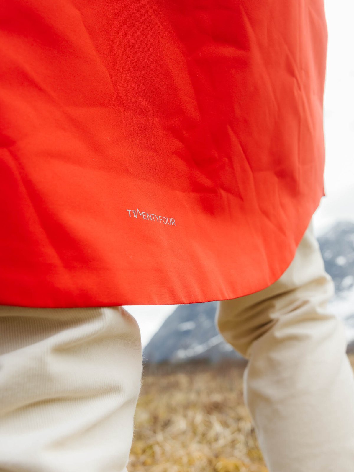 Twentyfour Legacy Saga Shell Anorak Klar rød