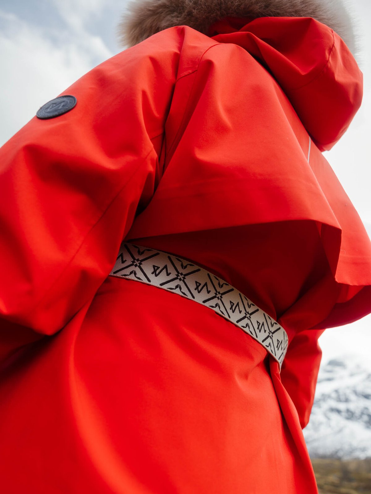 Twentyfour Legacy Saga Shell Anorak Klar rød