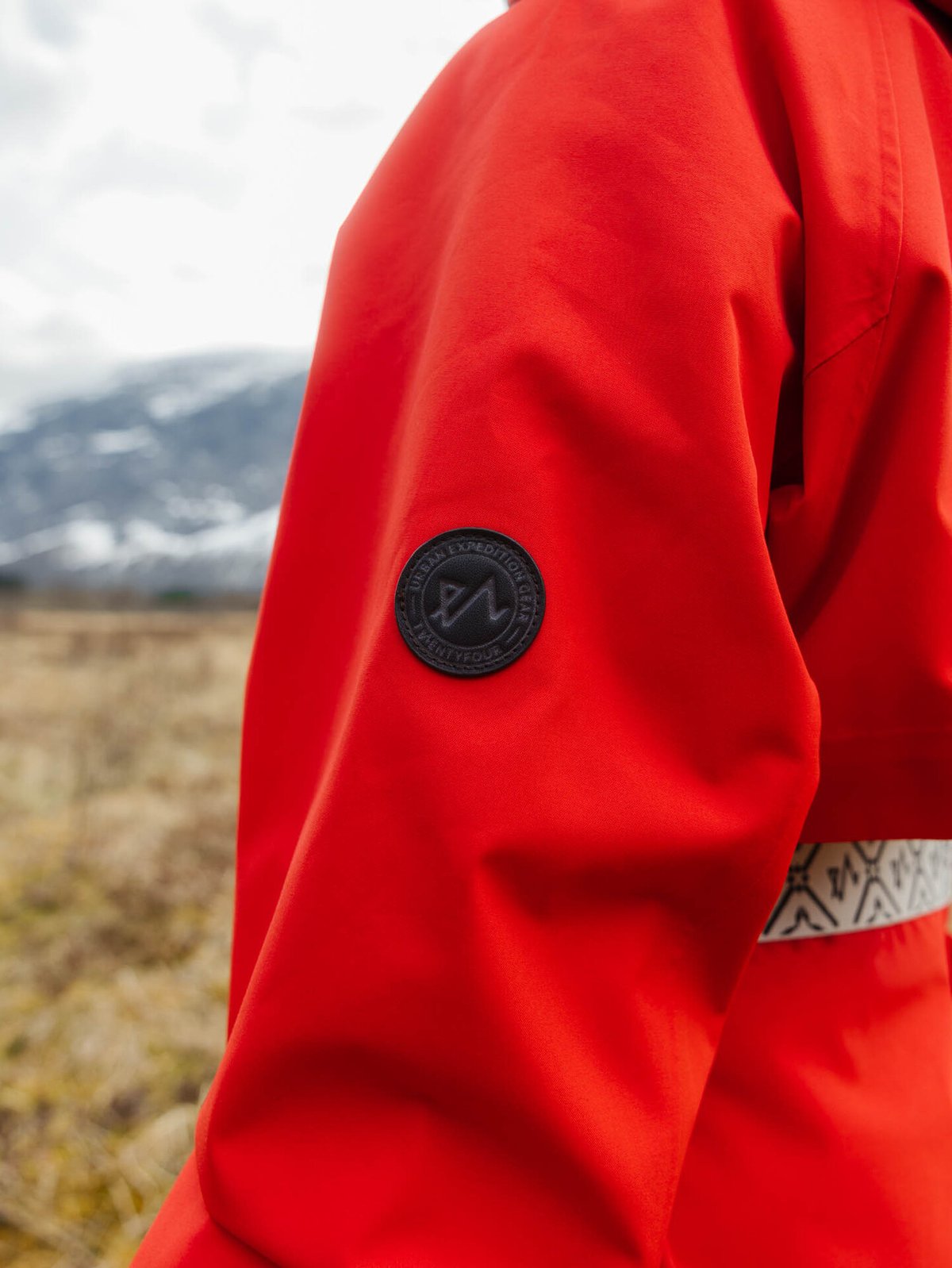 Twentyfour Legacy Saga Shell Anorak Klar rød