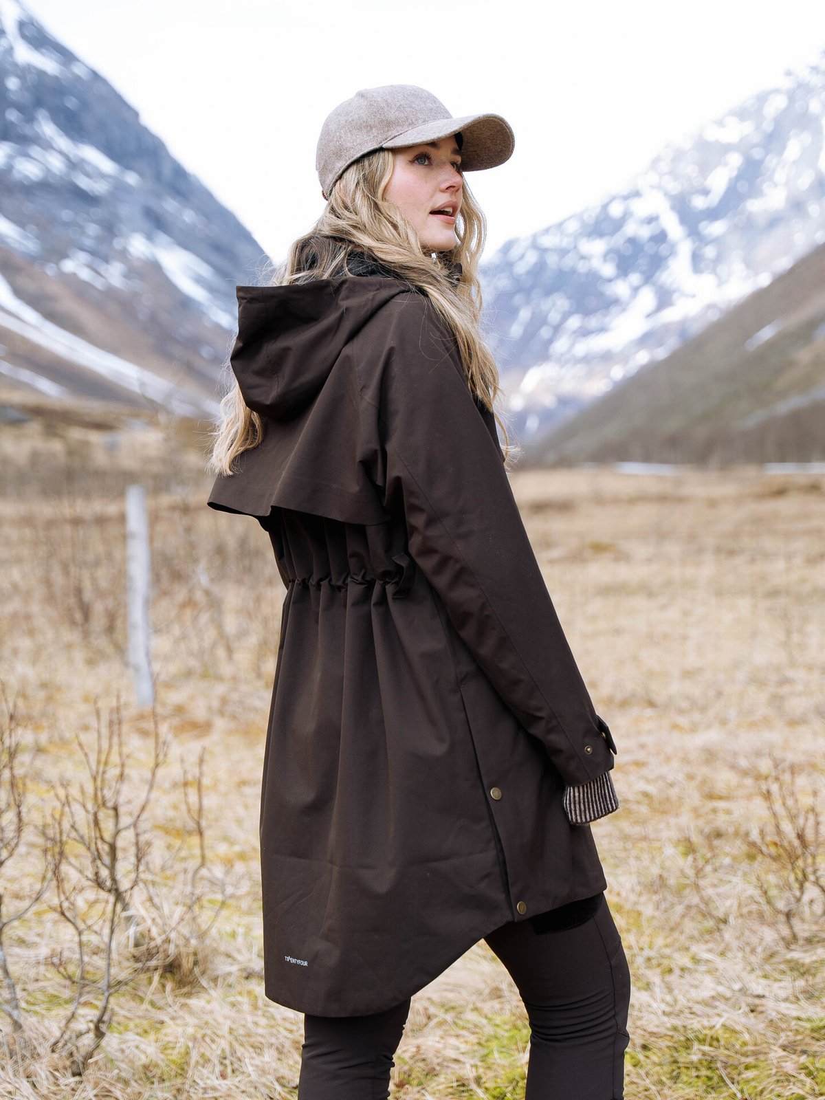 Twentyfour Legacy Saga Shell Anorak Mørk brun