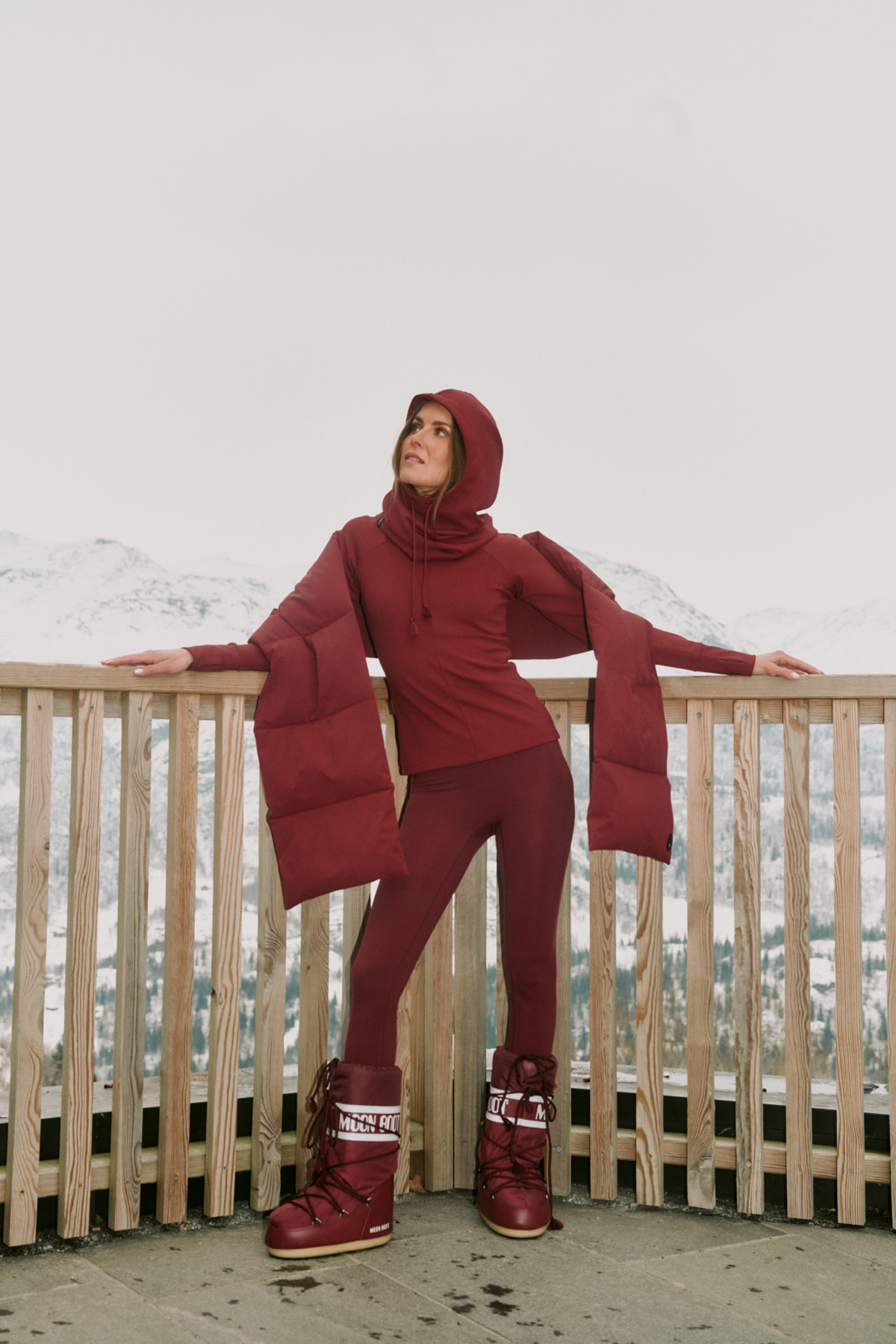 Twentyfour Nina Resort Fleece Tranebær