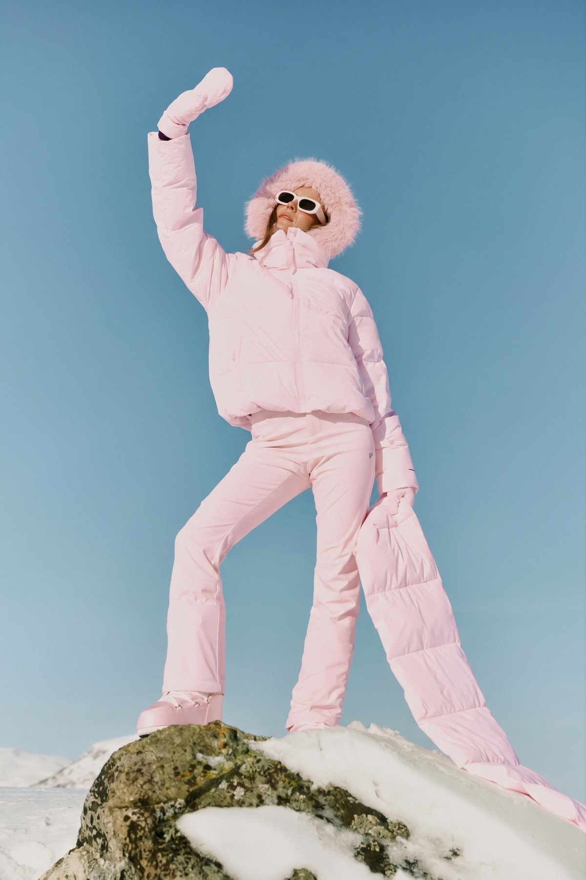Twentyfour Nina Resort Puffer Lys rosa